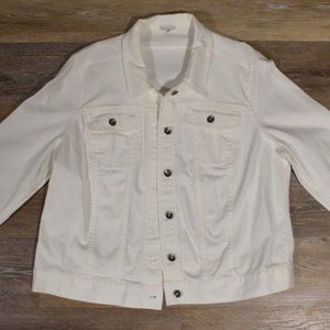 White Denim Jacket